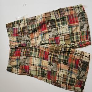 NWT - 82 Zero by Greendog - Plaid Long Boys Shorts - Size 20